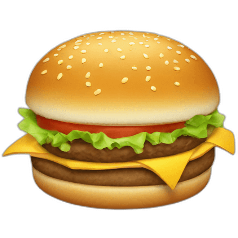 dieu qui mange hamburger emoji