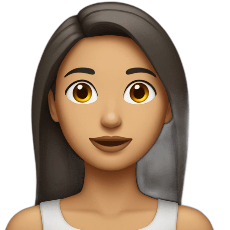 Mujer morena emoji