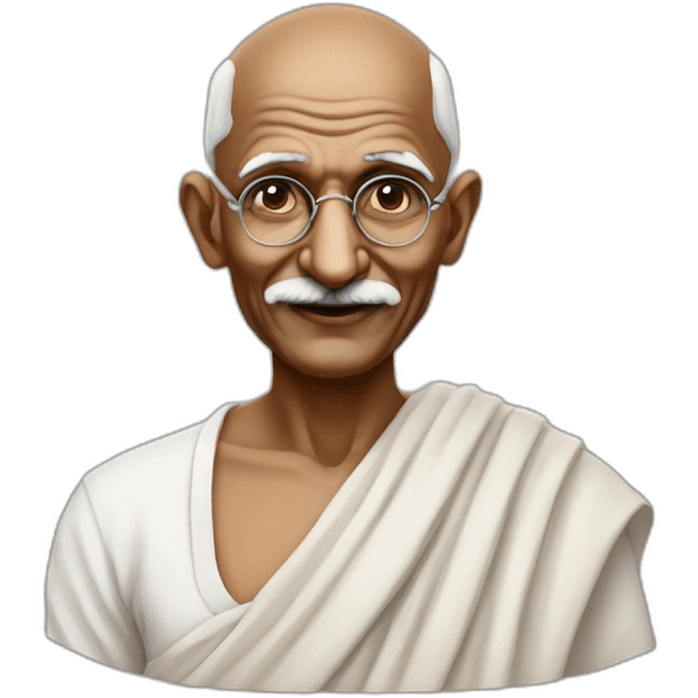 Mahatma Gandhi emoji