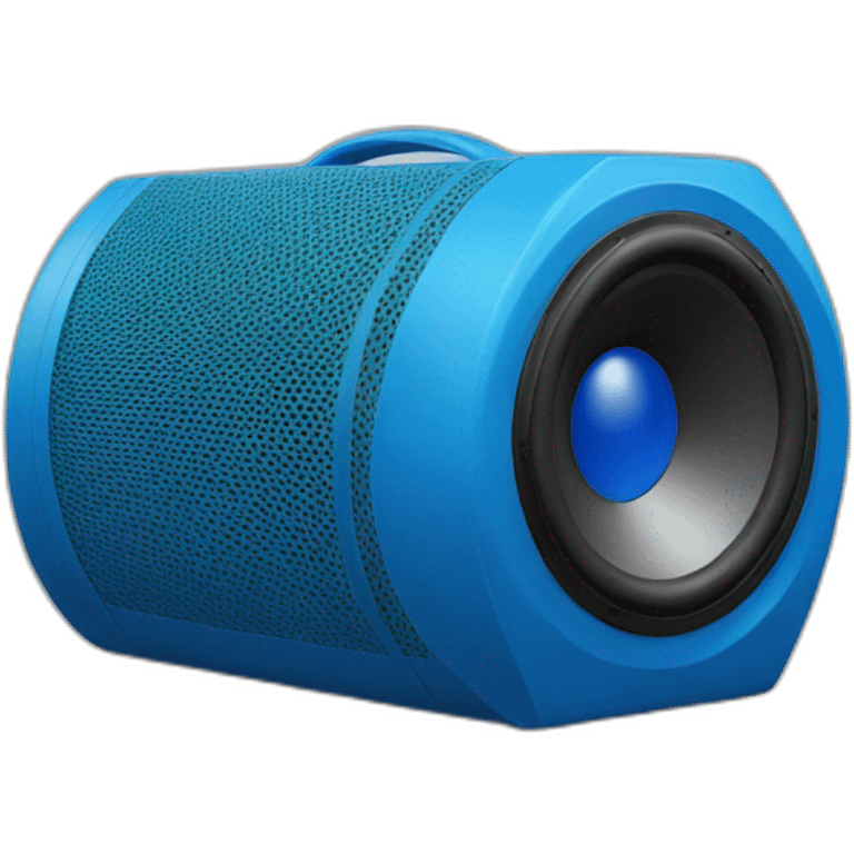 blue, Speaker emoji