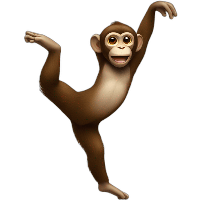 dancing monkey emoji