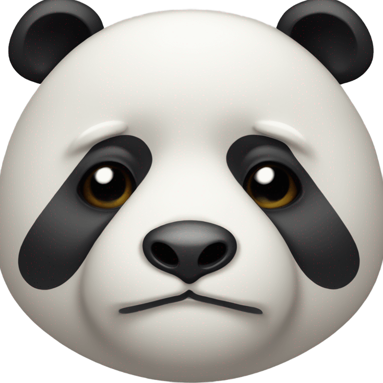 Sad panda emoji