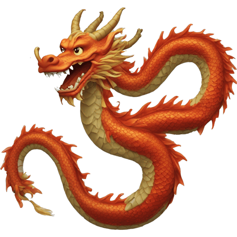 long long Chinese dragon emoji