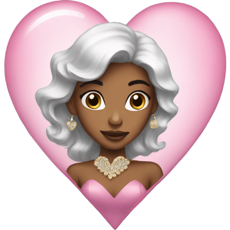 Glamour heart emoji