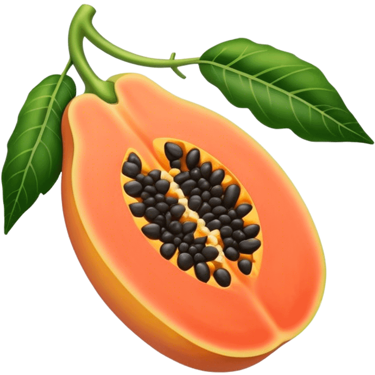 papaya emoji