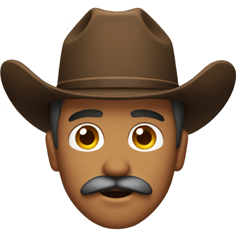 cowboy with mustache emoji