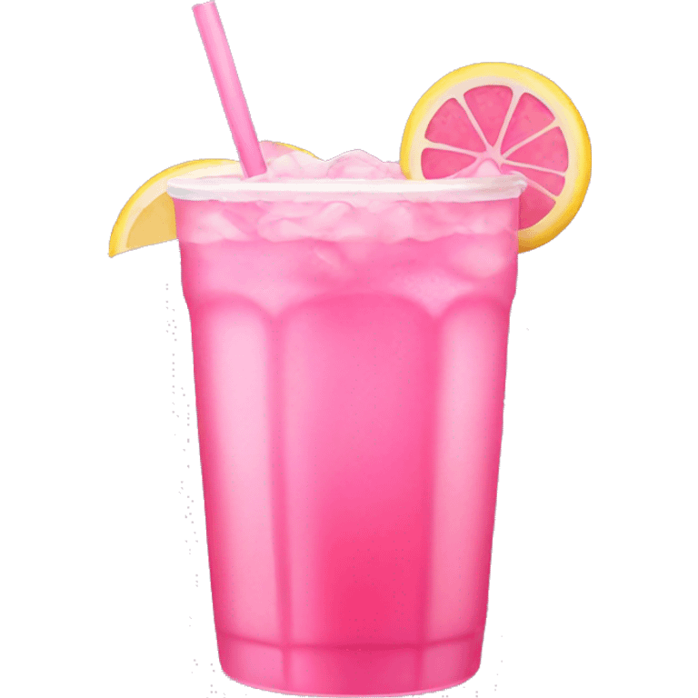 Summer girly pink drink emoji