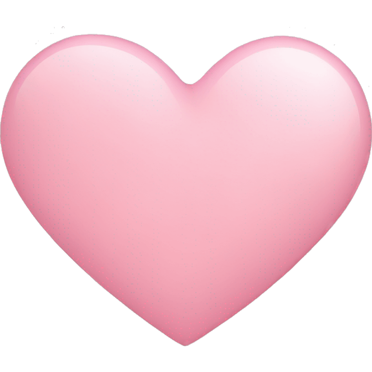 Light pink heart emoji