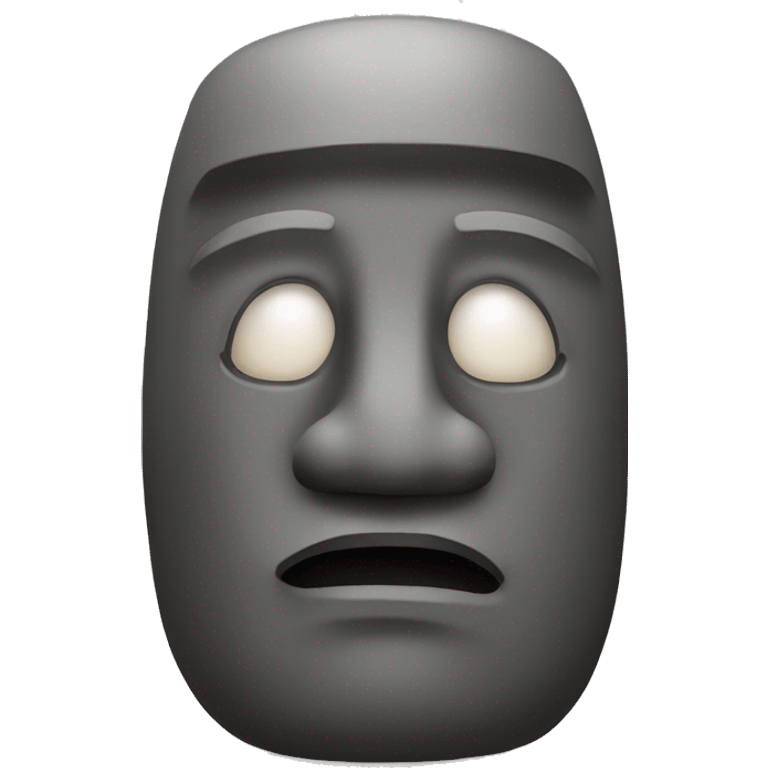 egg moai statue emoji