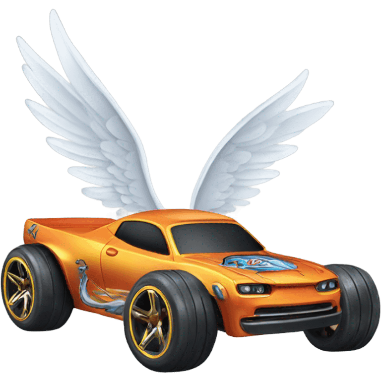 Hot wheels with wings emoji