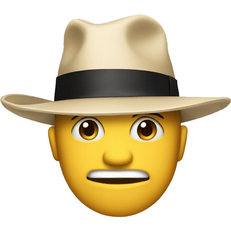 show hat emoji