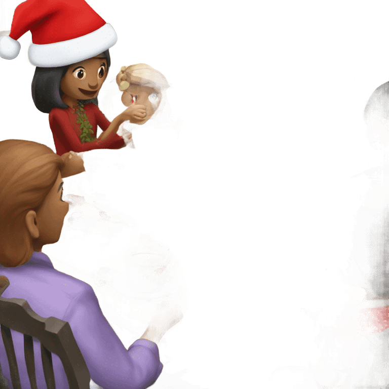 Christmas tea party emoji