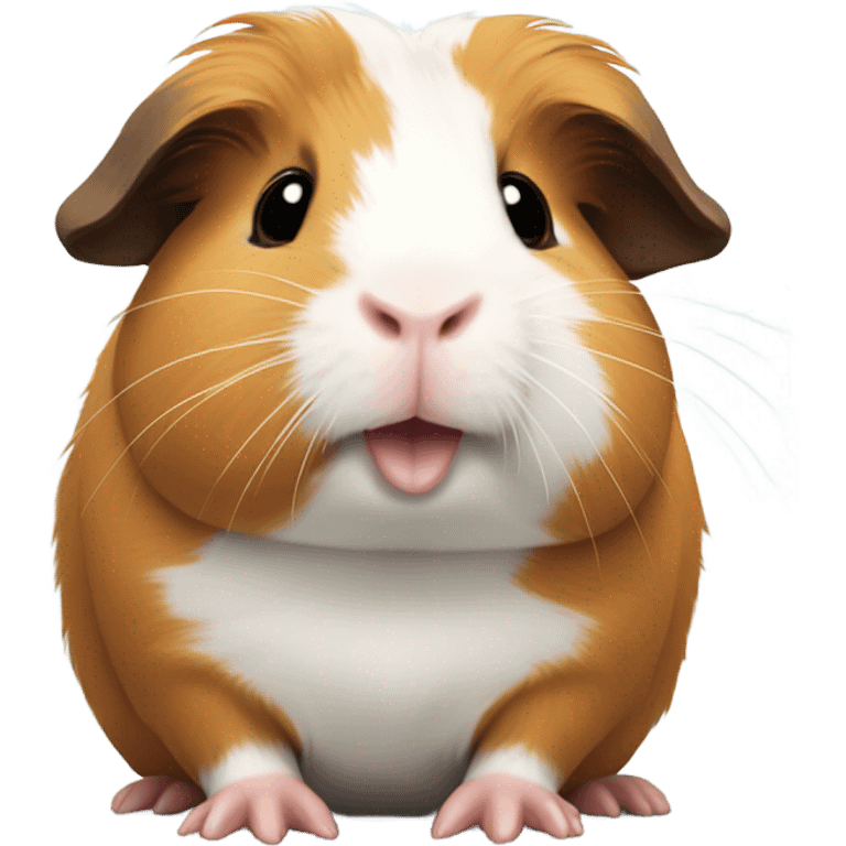 Guinea pig with nametag saying Julie  emoji