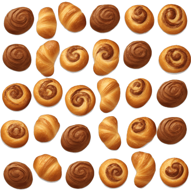 Pain au chocolat français  emoji