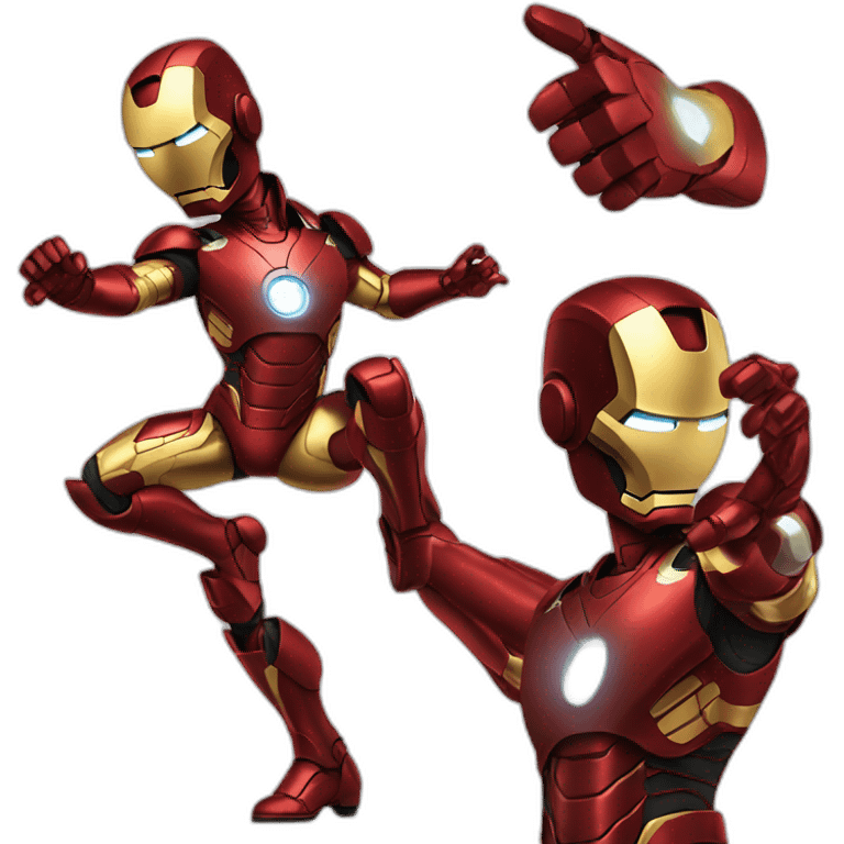 Iron man dancing emoji