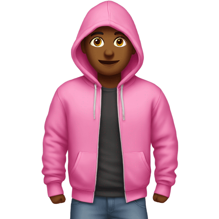 Pink hoodie  emoji