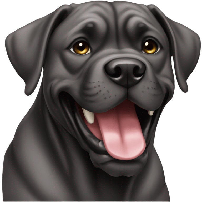 Cane corso smiling  emoji