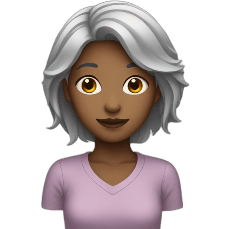 girl-with-gray-hair emoji