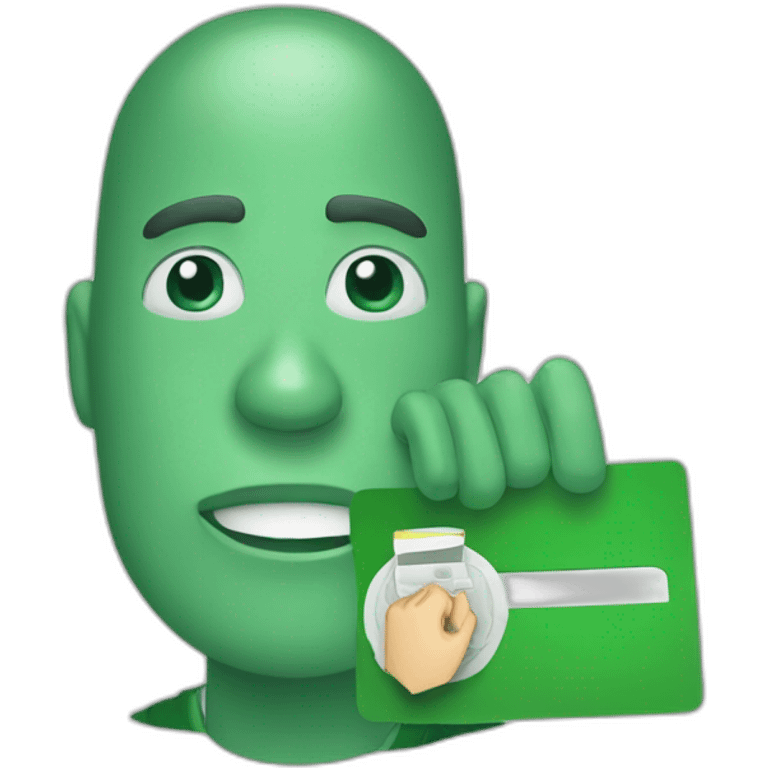 green card person emoji