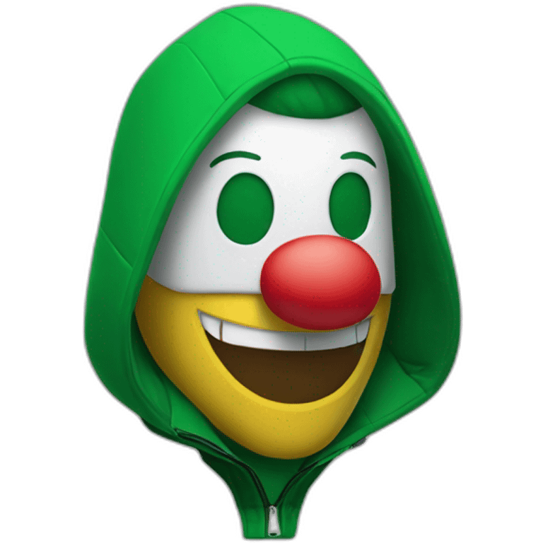 Joker with Lacoste puffer jacket emoji