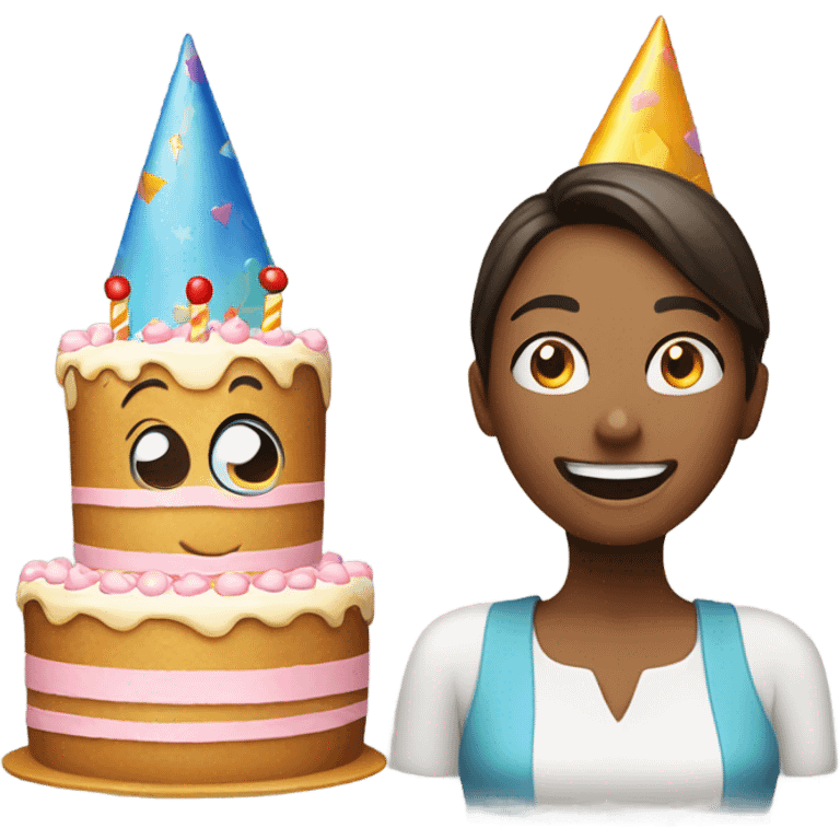 Happy birthday using my woman emoji  emoji