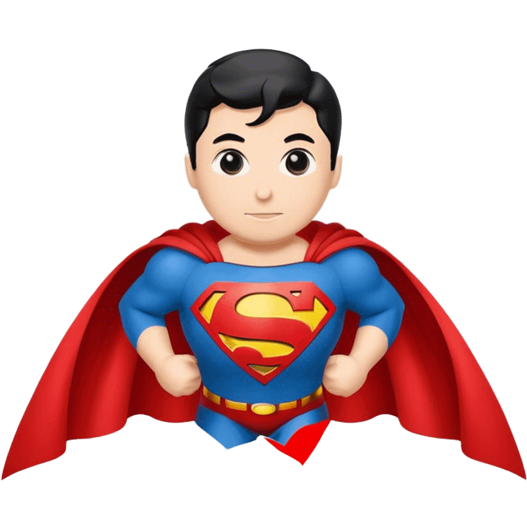 Superman logo cape emoji