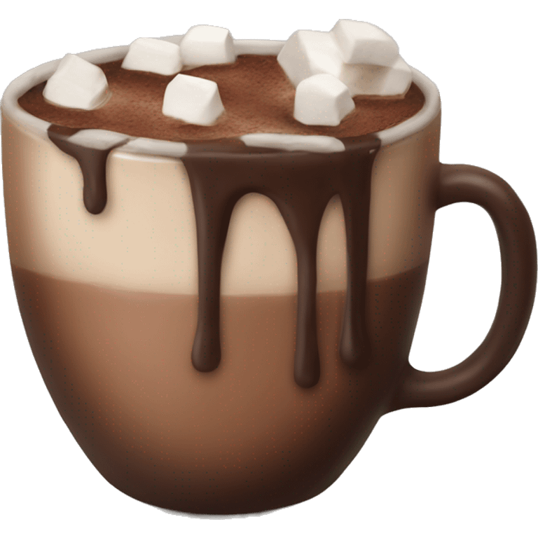 Realistic Hot chocolate emoji