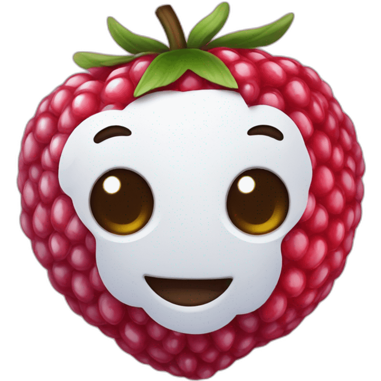 Fraise framboise myrtille emoji