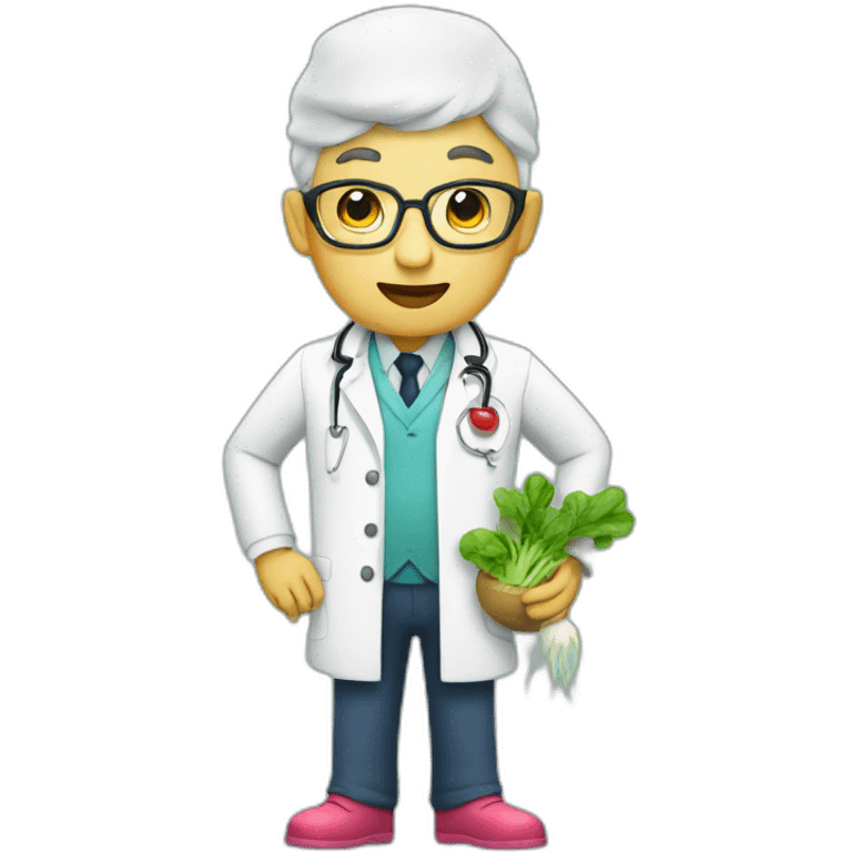 radish doctor emoji