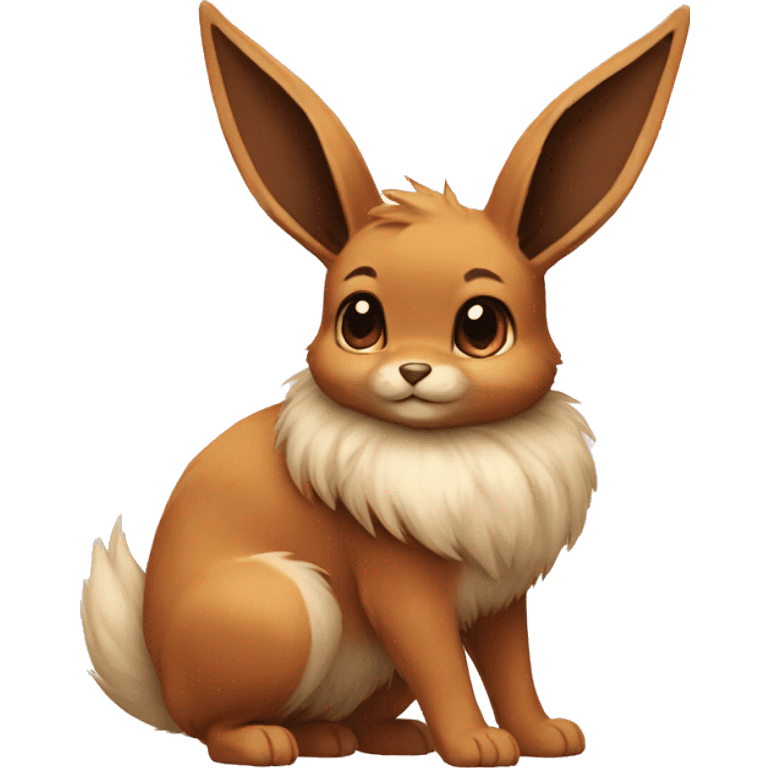 Eevee-Bunny full body emoji