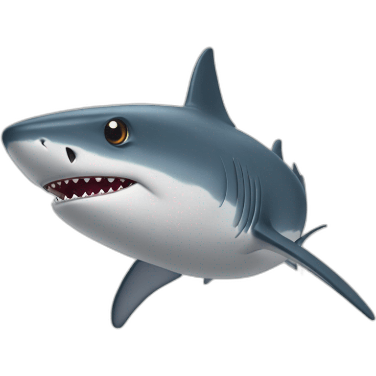 Requin avec des étoile dans les yeux emoji