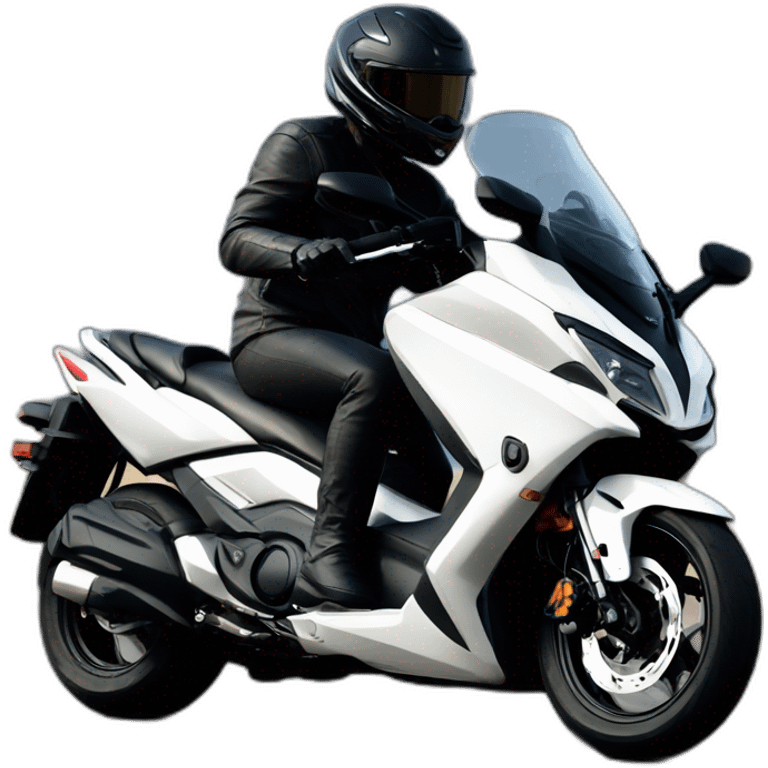 Yamaha T-Max 530 wheeling emoji