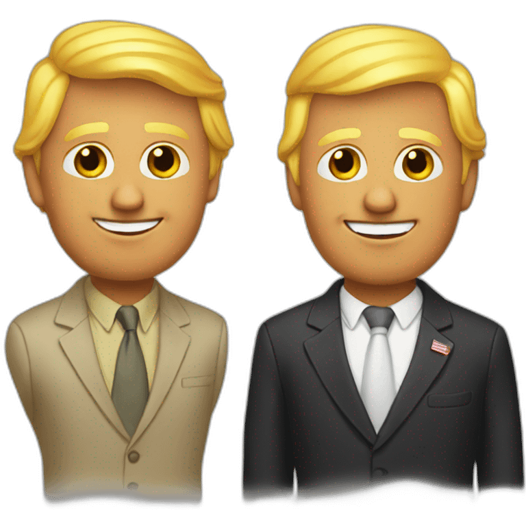 Trump being gay emoji