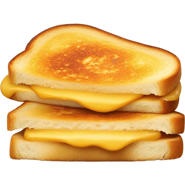 Grilled cheese sandwich on white bread emoji