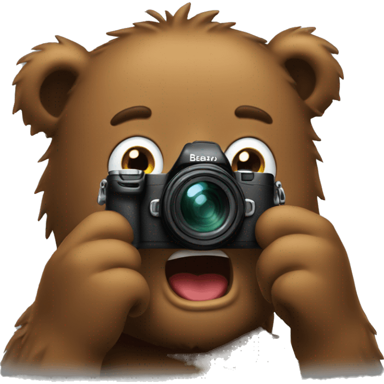 bear photographer emoji