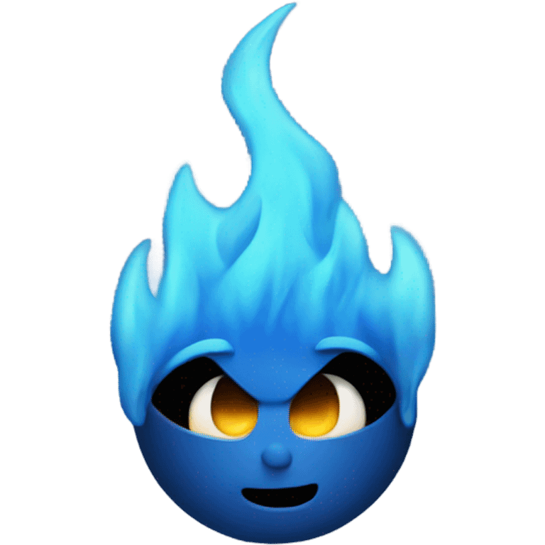 blue fire  emoji