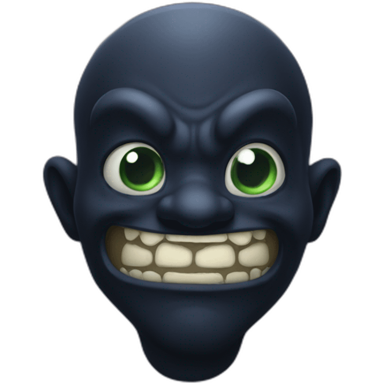 dark shadow creature genie emoji