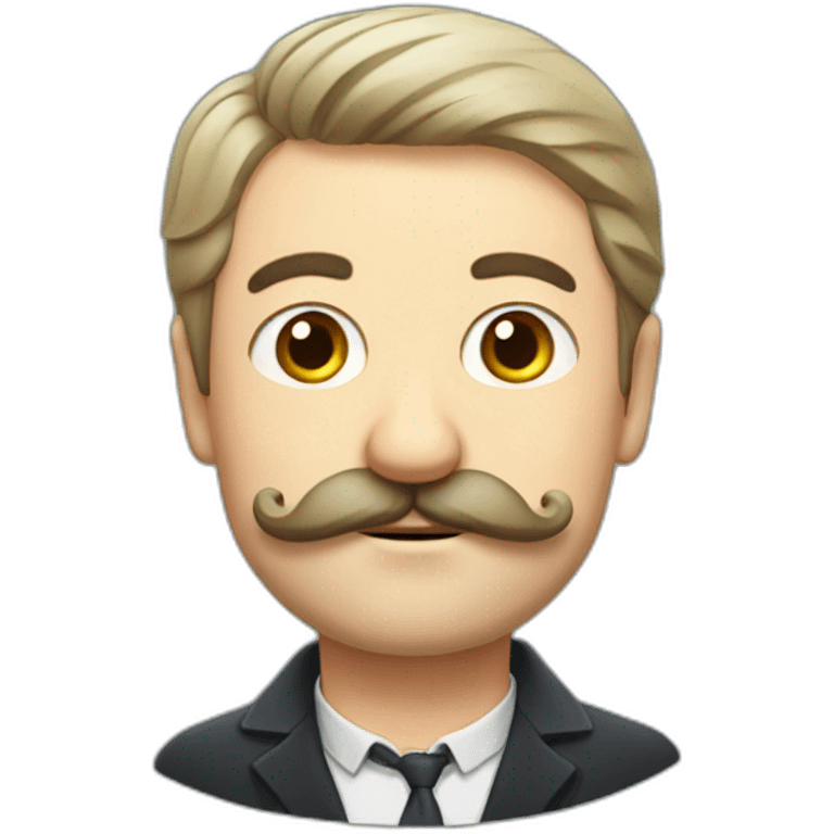 russian moustache husband with fish emoji