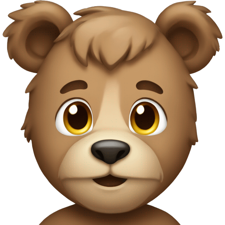 Cute broen bear emoji