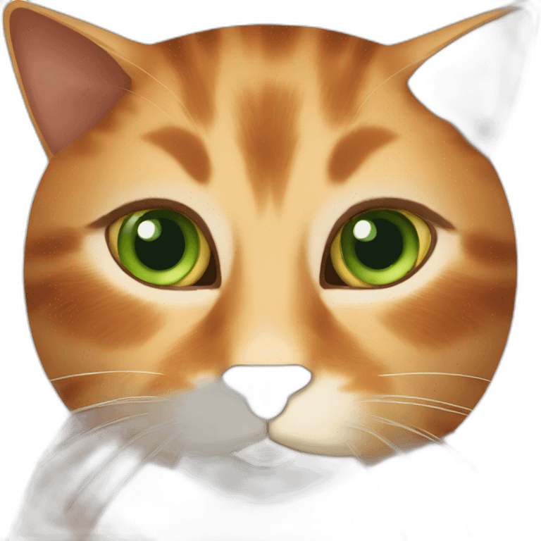 Ginger-and-brown-tortoise-cat-green-eyes emoji