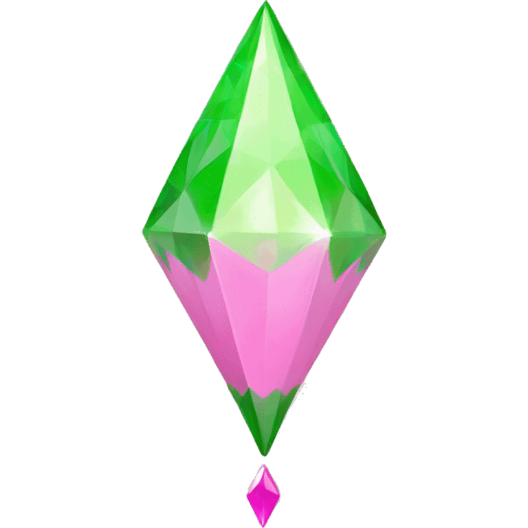 The Sims 4 plumbob light pink emoji