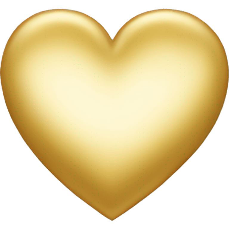 Golden heart  emoji