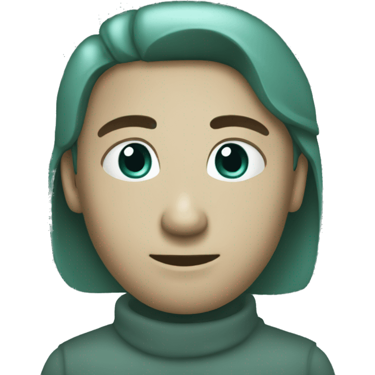 teal iphone emoji