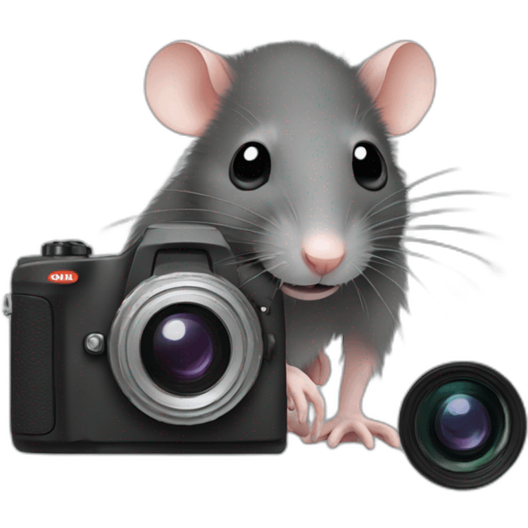 Rat camera emoji