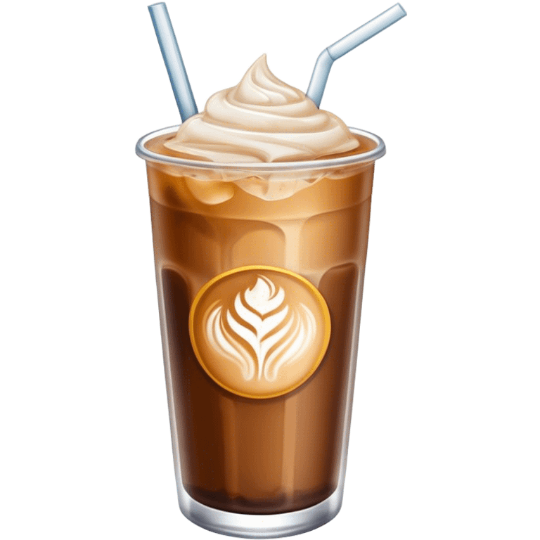 Iced coffee  emoji