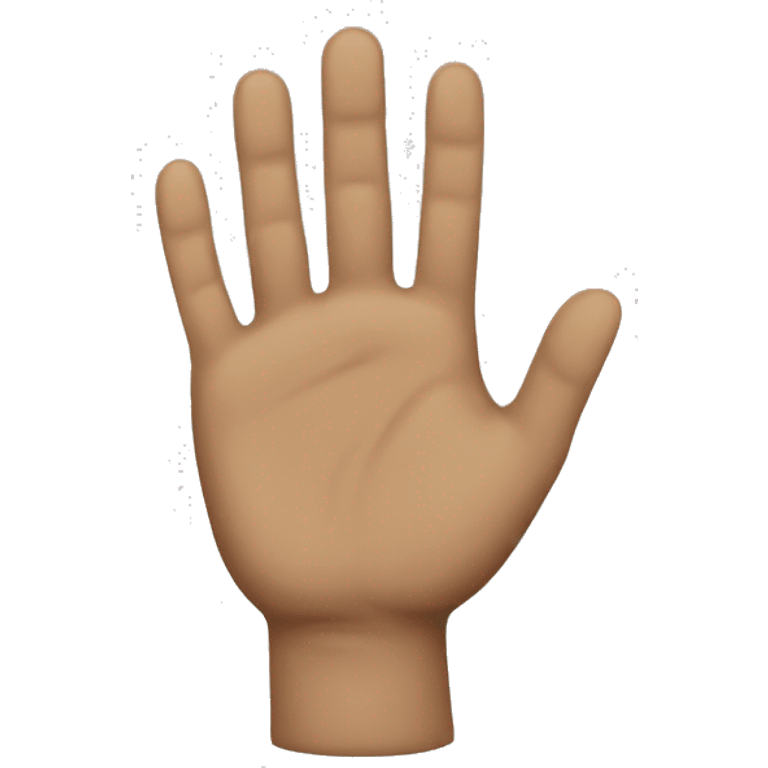 Wednesday hand emoji