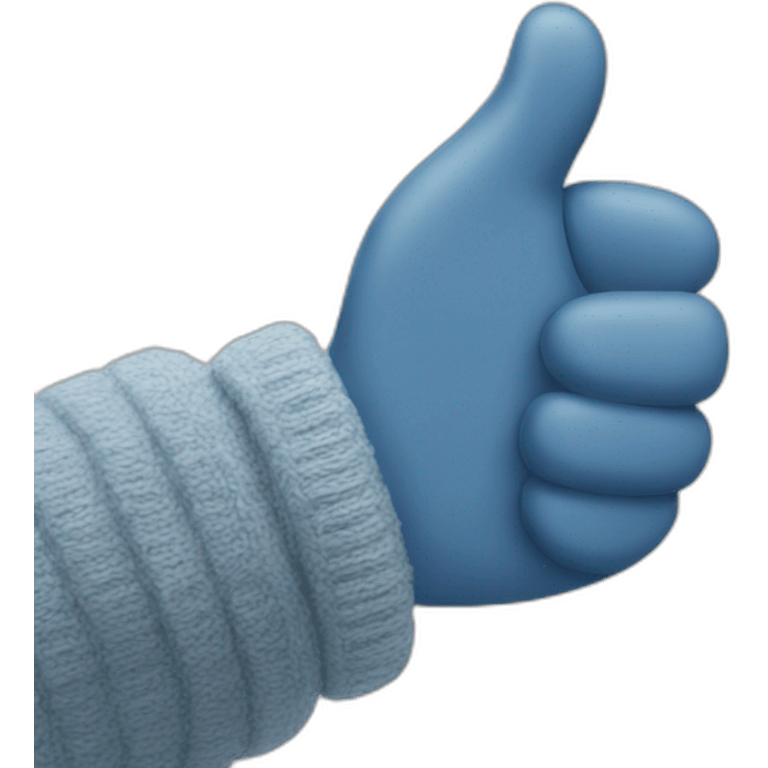 mitten thumbs up emoji