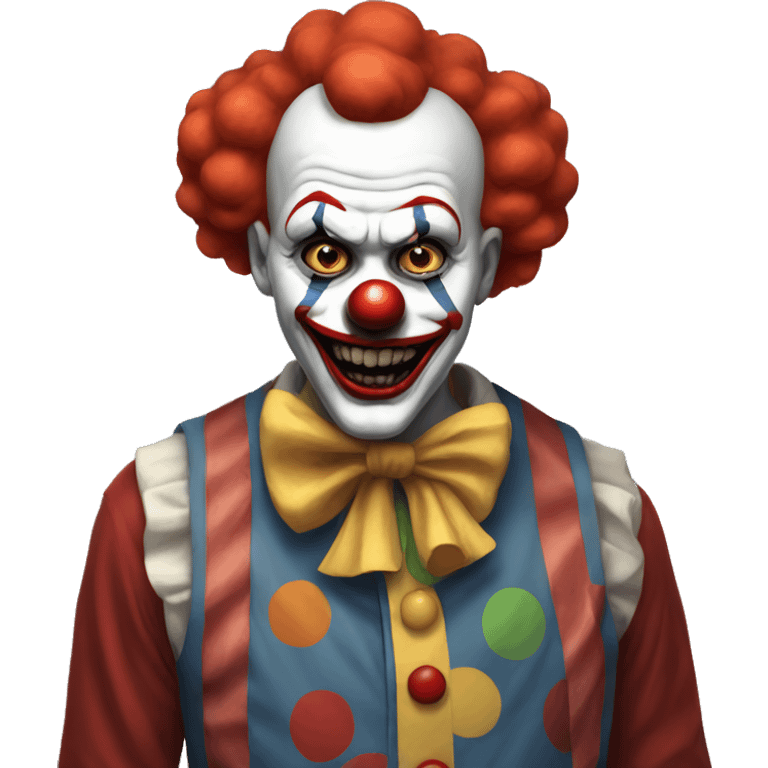 art of clown horror emoji