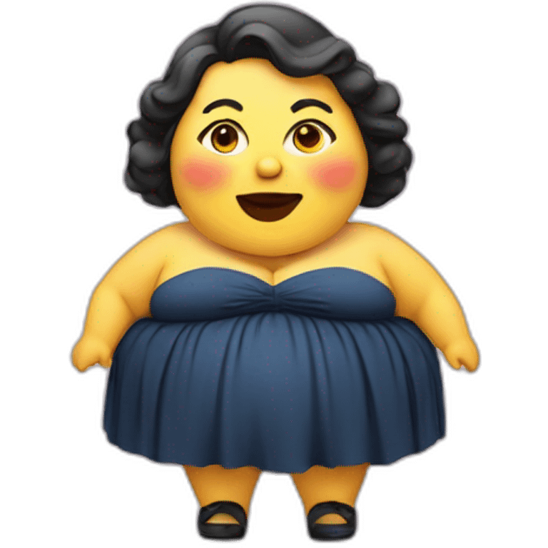 fat lady opera singer emoji