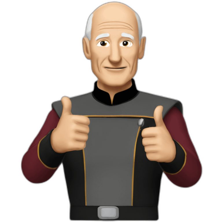 Picard two thumbs up emoji